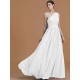 Classy Sleeveless One Shoulders Beading Chiffon Bridesmaid Dresses