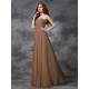 Gorgeous Sweetheart Sleeveless Ruched Long Chiffon Bridesmaid Dresses