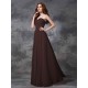 Gorgeous Sweetheart Sleeveless Ruched Long Chiffon Bridesmaid Dresses