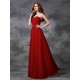 Gorgeous Sweetheart Sleeveless Ruched Long Chiffon Bridesmaid Dresses