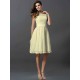 Chic Sleeveless Short Lace Bridesmaid Dresses
