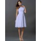 Chic Sleeveless Short Lace Bridesmaid Dresses