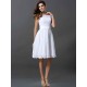 Chic Sleeveless Short Lace Bridesmaid Dresses