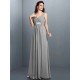 V-Neck Elegant Beading Pleats Sleeveless Long Chiffon Bridesmaid Dresses