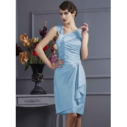 Charming Sleeveless Applique Short Taffeta Bridesmaid Dresses