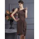 Charming Sleeveless Applique Short Taffeta Bridesmaid Dresses