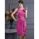 Charming Sleeveless Applique Short Taffeta Bridesmaid Dresses