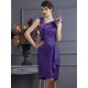 Charming Sleeveless Applique Short Taffeta Bridesmaid Dresses