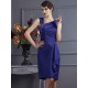 Charming Sleeveless Applique Short Taffeta Bridesmaid Dresses