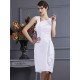 Charming Sleeveless Applique Short Taffeta Bridesmaid Dresses