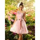 Charming One Shoulder Pleats Sleeveless Short Bridesmaid Dresses