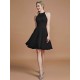 Amazing Chiffon Knee-Length Sleeveless Scoop Bridesmaid Dresses