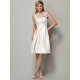 Charming Straps Sleeveless Pleats Short Taffeta Bridesmaid Dresses