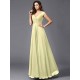 V-Neck Elegant Sleeveless Long Chiffon Bridesmaid dresses