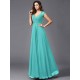 V-Neck Elegant Sleeveless Long Chiffon Bridesmaid dresses