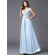 V-Neck Elegant Sleeveless Long Chiffon Bridesmaid dresses