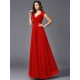 V-Neck Elegant Sleeveless Long Chiffon Bridesmaid dresses
