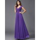 V-Neck Elegant Sleeveless Long Chiffon Bridesmaid dresses