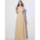Charming Strapless Sleeveless Pleats Long Chiffon Bridesmaid Dresses