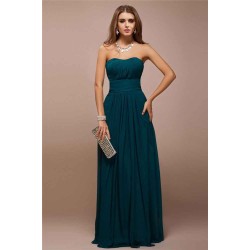 Gorgeous Sweetheart Sleeveless Ruffles Long Bridesmaid Dresses