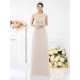 Classy Sleeveless One Shoulders Long Satin Bridesmaid Dresses