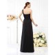 Classy Sleeveless One Shoulders Long Satin Bridesmaid Dresses