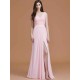 V-Neck Elegant Sleeveless Ruched Chiffon Bridesmaid Dresses