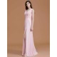 V-Neck Elegant Sleeveless Ruched Chiffon Bridesmaid Dresses