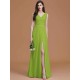 V-Neck Elegant Sleeveless Ruched Chiffon Bridesmaid Dresses