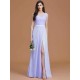 V-Neck Elegant Sleeveless Ruched Chiffon Bridesmaid Dresses