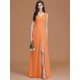 V-Neck Elegant Sleeveless Ruched Chiffon Bridesmaid Dresses