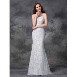 Mermaid Gorgeous Sweetheart Applique Sleeveless Long Satin Bridesmaid Dresses