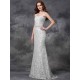 Mermaid Gorgeous Sweetheart Applique Sleeveless Long Satin Bridesmaid Dresses