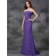 Mermaid Gorgeous Sweetheart Applique Sleeveless Long Satin Bridesmaid Dresses