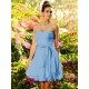 Gorgeous Sweetheart Bowknot Sleeveless Short Chiffon Bridesmaid Dresses