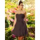 Gorgeous Sweetheart Bowknot Sleeveless Short Chiffon Bridesmaid Dresses