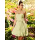 Gorgeous Sweetheart Bowknot Sleeveless Short Chiffon Bridesmaid Dresses