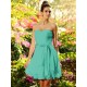 Gorgeous Sweetheart Bowknot Sleeveless Short Chiffon Bridesmaid Dresses