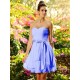 Gorgeous Sweetheart Bowknot Sleeveless Short Chiffon Bridesmaid Dresses