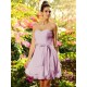 Gorgeous Sweetheart Bowknot Sleeveless Short Chiffon Bridesmaid Dresses