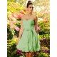 Gorgeous Sweetheart Bowknot Sleeveless Short Chiffon Bridesmaid Dresses