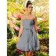 Gorgeous Sweetheart Bowknot Sleeveless Short Chiffon Bridesmaid Dresses