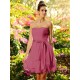 Gorgeous Sweetheart Bowknot Sleeveless Short Chiffon Bridesmaid Dresses