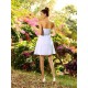 Gorgeous Sweetheart Bowknot Sleeveless Short Chiffon Bridesmaid Dresses
