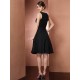 Charming Straps Sleeveless Short Chiffon Bridesmaid Dresses