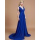 Charming Sleeveless V-neck Chiffon Bridesmaid Dresses