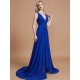 Charming Sleeveless V-neck Chiffon Bridesmaid Dresses