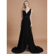 Charming Sleeveless V-neck Chiffon Bridesmaid Dresses