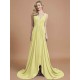 Charming Sleeveless V-neck Chiffon Bridesmaid Dresses