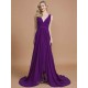 Charming Sleeveless V-neck Chiffon Bridesmaid Dresses